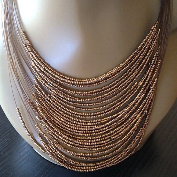 SALE🔵2/$15🔵Macy's Multistrand Beaded Necklace - Picture 3 of 5